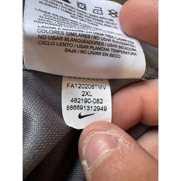 Nike Golf Tour Performance Mens Short Sleeve Polo Shirt Size XXL Stretch Preppy - Picture 9 of 10